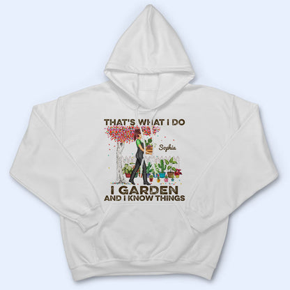 Garden Girl Who Really Loved Gardening - Gift For Garden Lovers - Personalized Custom T Shirt