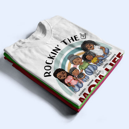 Losing My Mind One Kid At A Time - Mother And Grandma Gift - Personalized Custom T Shirt