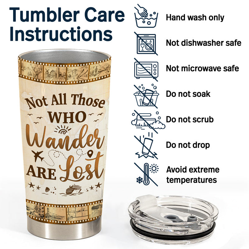 Just A Girl Boy Who Loves Travel Photography - Gift For Traveling Lovers - Personalized Custom Tumbler