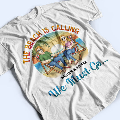 Beach Couple You And Me We Got This - Couple Gift - Personalized Custom T Shirt