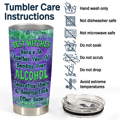 We're Not Sugar And Spice And Everything Nice Witch Best Friends - Bestie BFF Gift - Personalized Custom Tumbler