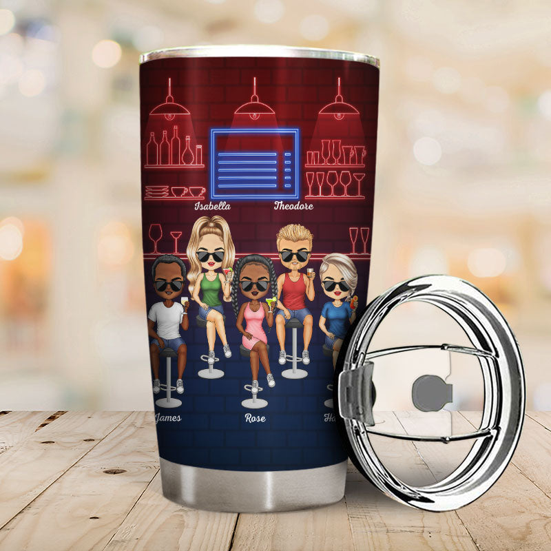 We're Not Sugar And Spice And Everything Nice We're Sage And Hood Party Club Best Friends - Bestie BFF Gift - Personalized Custom Tumbler