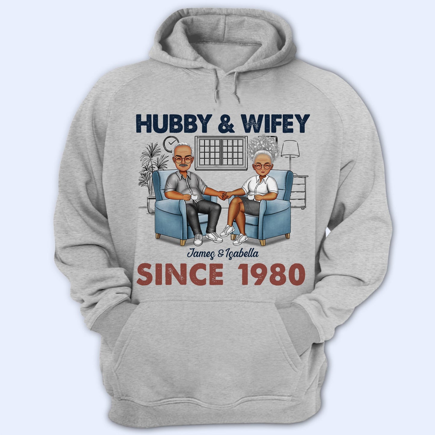 Together Since - Anniversary, Birthday Gift For Spouse, Lover, Husband, Wife, Boyfriend, Girlfriend, Couple - Personalized Custom T Shirt