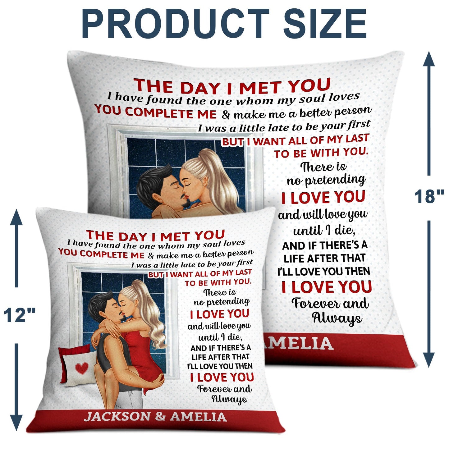 I Choose You - Gift For Couples, Husband And Wife - Personalized Pillow