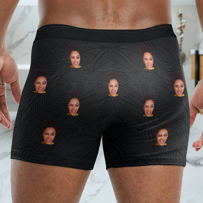 Custom Photo The Man The Legend - Funny Gift For Husband, Boyfriend - Personalized Men's Boxer Briefs