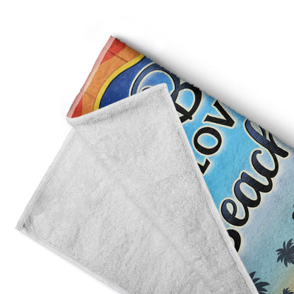 Just A Girl Who Loves Beaches Swimming Picnic Vacation Traveling - Birthday, Funny Gift For Her, Him, Besties, Family - Personalized Custom Beach Towel