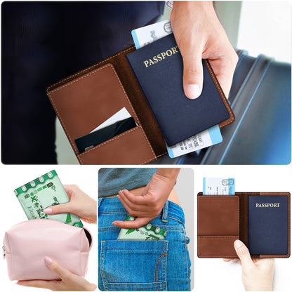 Monogram - Birthday Gift For Him, Her, Family, Trippin', Vacation Lovers - Personalized Passport Cover, Passport Holder