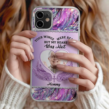 Custom Photo I Will Always Carry You With Me - Personalized Clear Phone Case