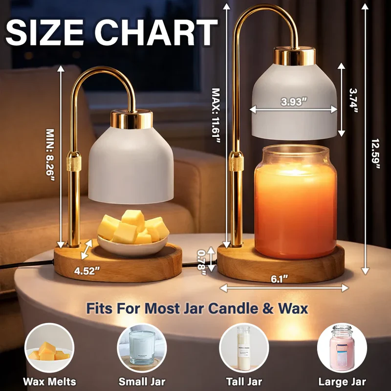 Custom Photo When You Miss Me Have No Fear Memorial - Personalized Candle Warmer Lamp