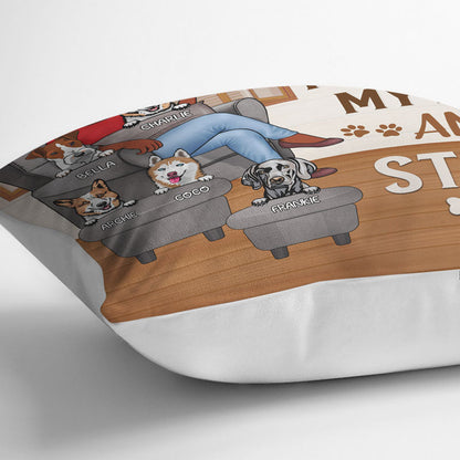 Thank You Best Dog Mom Ever - Mother Gift - Personalized Custom Pillow