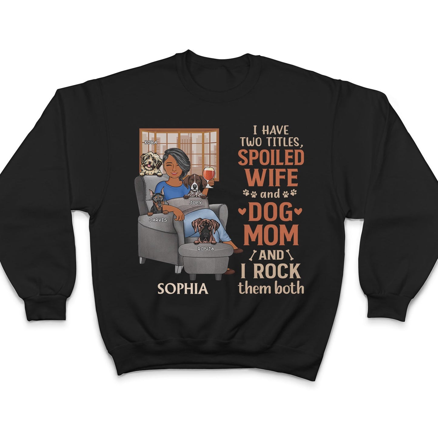 The Crazy Dog Lady Best Dog Mom Ever - Dog Lovers Gift - Personalized Custom T Shirt