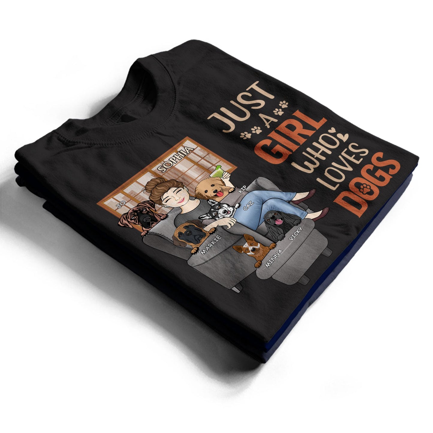 The Crazy Dog Lady Best Dog Mom Ever - Dog Lovers Gift - Personalized Custom T Shirt