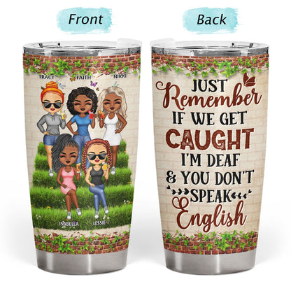 Sisters Are Different Flowers From The Same Garden - Birthday, Loving Gift For Sister, Siblings, Family, Friends, Besties, BFF - Personalized Custom Tumbler