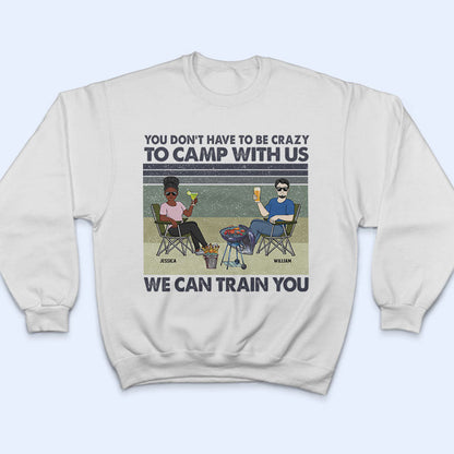 Drunk Campers Matter Camping Friends - Gift For Camp Besties - Personalized Custom T Shirt