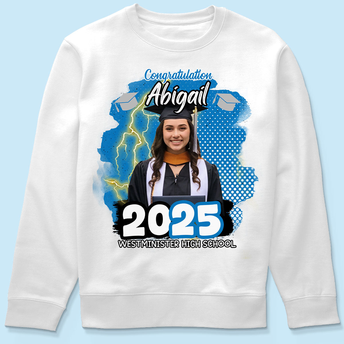 Personalized Congratulations Graduation Family Matching Shirt, Eco-Friendly Print Type, 100% Cotton Shirt