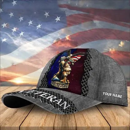 Veteran - Personalized Name Honoring Our Heros Remember Their Sacrifice - Personalized Cap Hat The Next Custom Gift