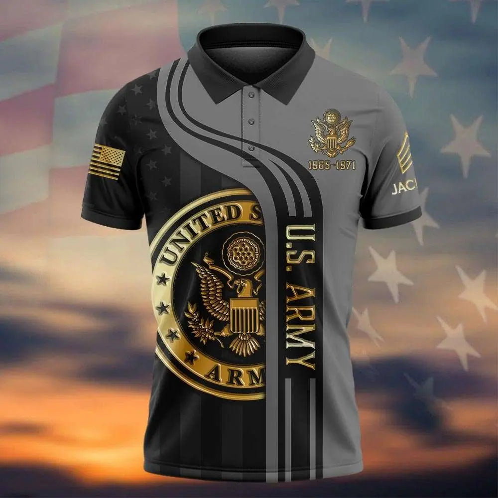 Veterans - Customized  U.S Veteran Proudly Served - Personalized 3D Shirt (VT) Shirts & Tops The Next Custom Gift