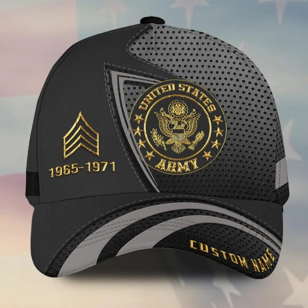 Veterans - Customized U.S Veteran Proudly Served - Personalized Cap (HN) Cap The Next Custom Gift