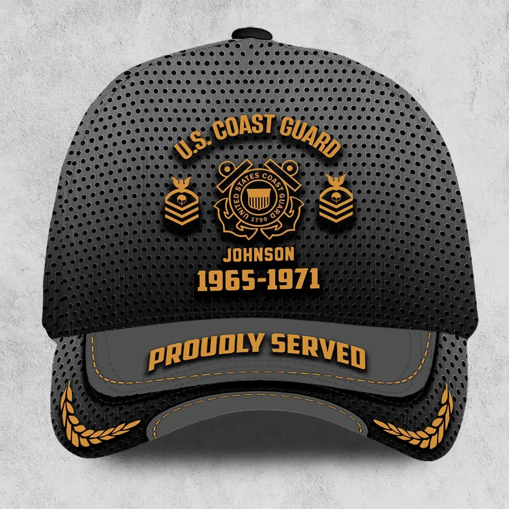 Veterans - US Veteran Proudly Served - Personalized Cap (HJ) Hat The Next Custom Gift