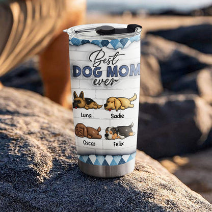 Best Dog Parents - Personalized Custom 3D Inflated Effect Tumbler