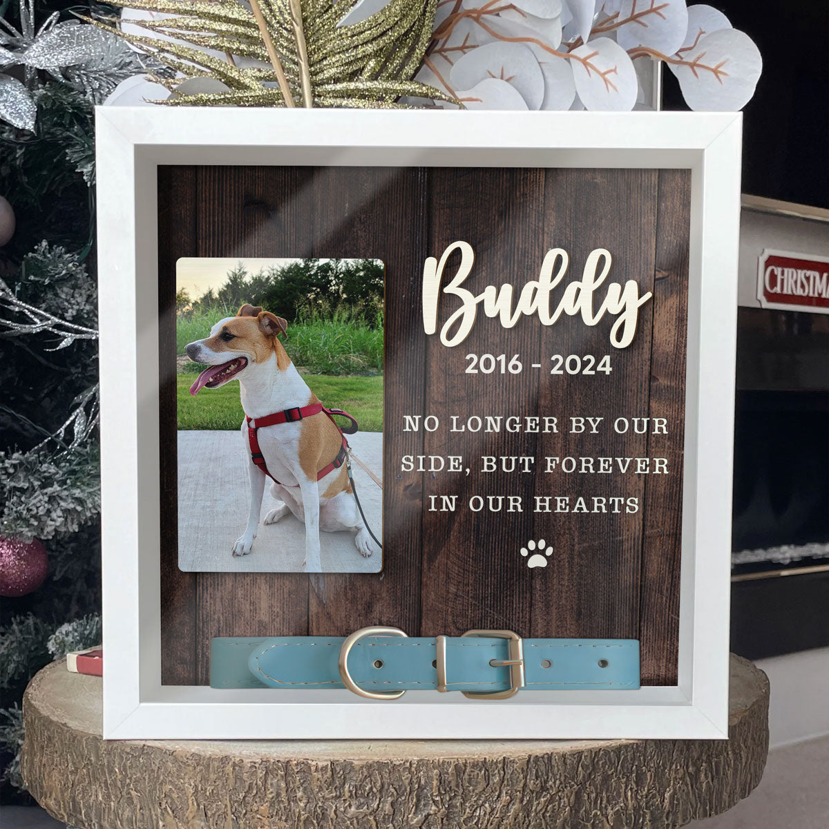 Dog Cat Pet Memorial Sympathy Keepsake Personalized Shadow Box