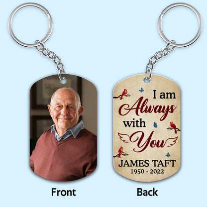 Family Memorial Photo Carry You With Me Personalized Acrylic Keychain