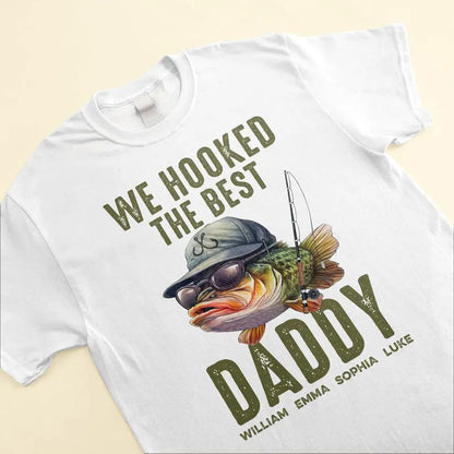 We Hooked The Best Dad, Grandpa, Papa - Personalized Shirt Shirts & Tops The Next Custom Gift