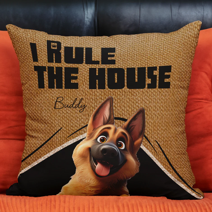 We Rule The House - Personalized Pillow