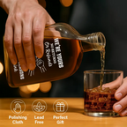 We're Yours No Returns Or Refunds - Personalized Whiskey Bottle