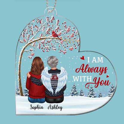 Under Berry Tree Memorial Heart Personalized Acrylic Ornament