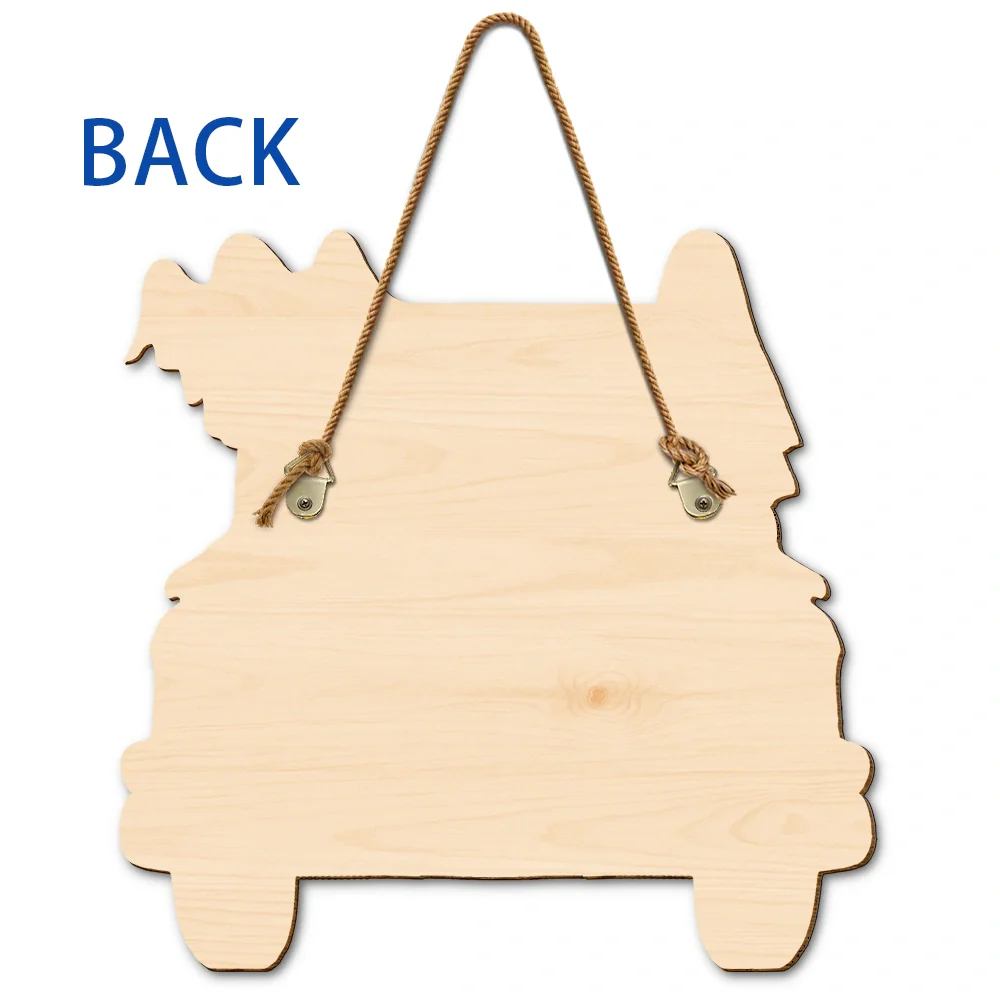 Welcome Foolish Mortals - Personalized Custom Shaped Wood Sign