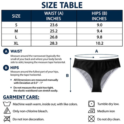 Custom Photo Only You Can Insert Here - Personalized Women's Low-waisted Brief