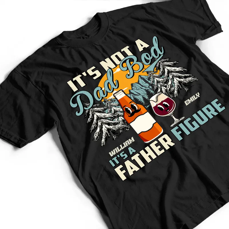 Working On My Dad Bod One Beer At A Time Fun Father - Personalized T Shirt