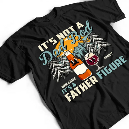 Working On My Dad Bod One Beer At A Time Fun Father - Personalized T Shirt