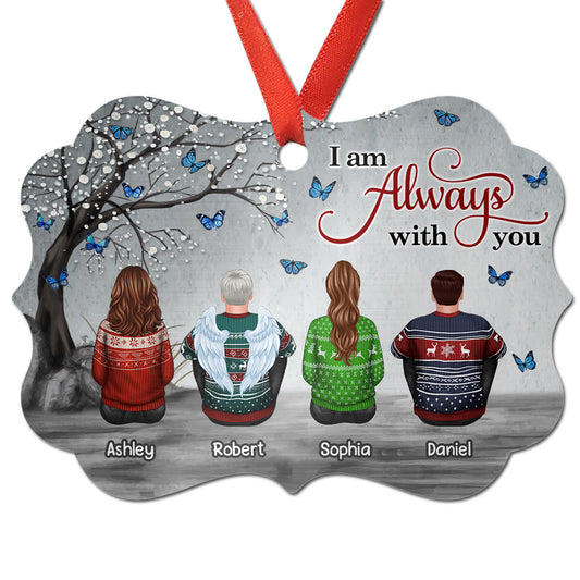 Blossom Tree Always With You Whole Family Memorial Remembrance Gift Personalized Christmas Ornament