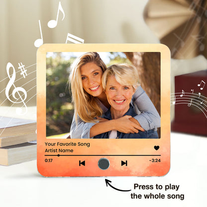 Capturing Mother Daughter Moments Favorite Song Personalized Music Fridge Magnet, Perfect Mother's Day Gift, Music Gift For Mom, Gift From Daughter