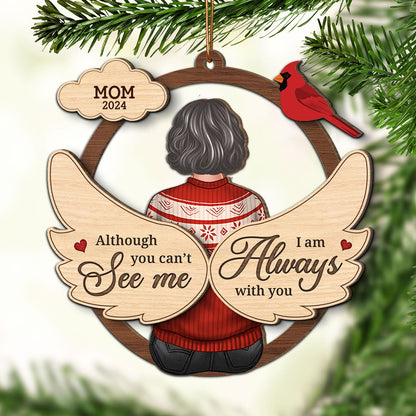 Message From Lost Loved One Memorial Keepsake Personalized 2-Layer Wooden Ornament