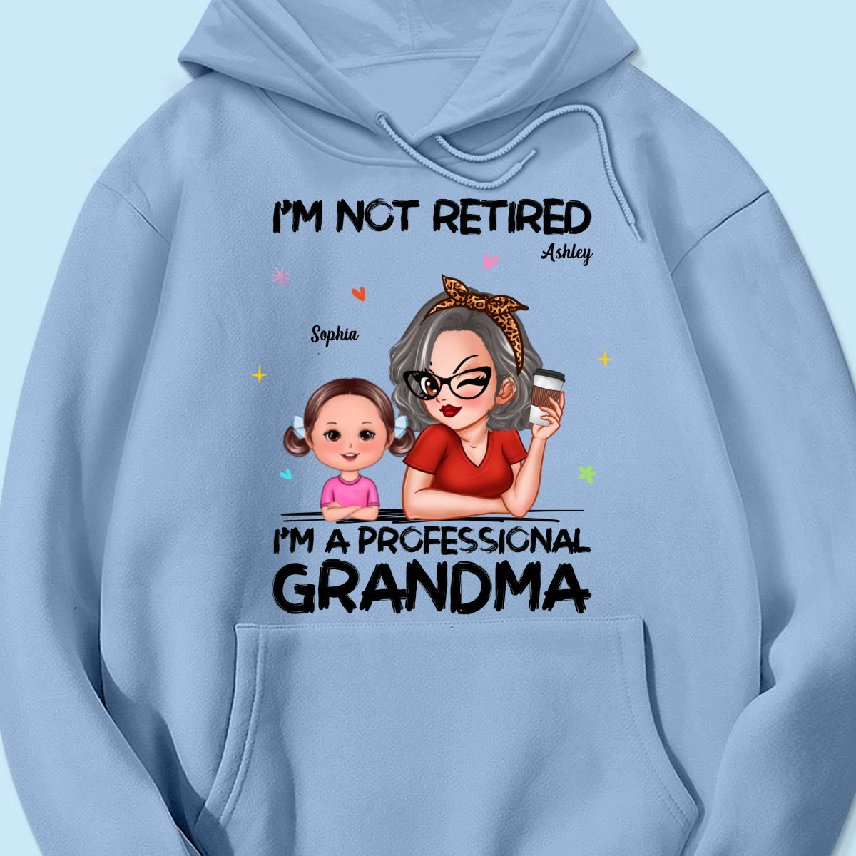 I'm Not Retired I'm A Professional Grandma Personalized Shirt, Retirement Gift For Grandma