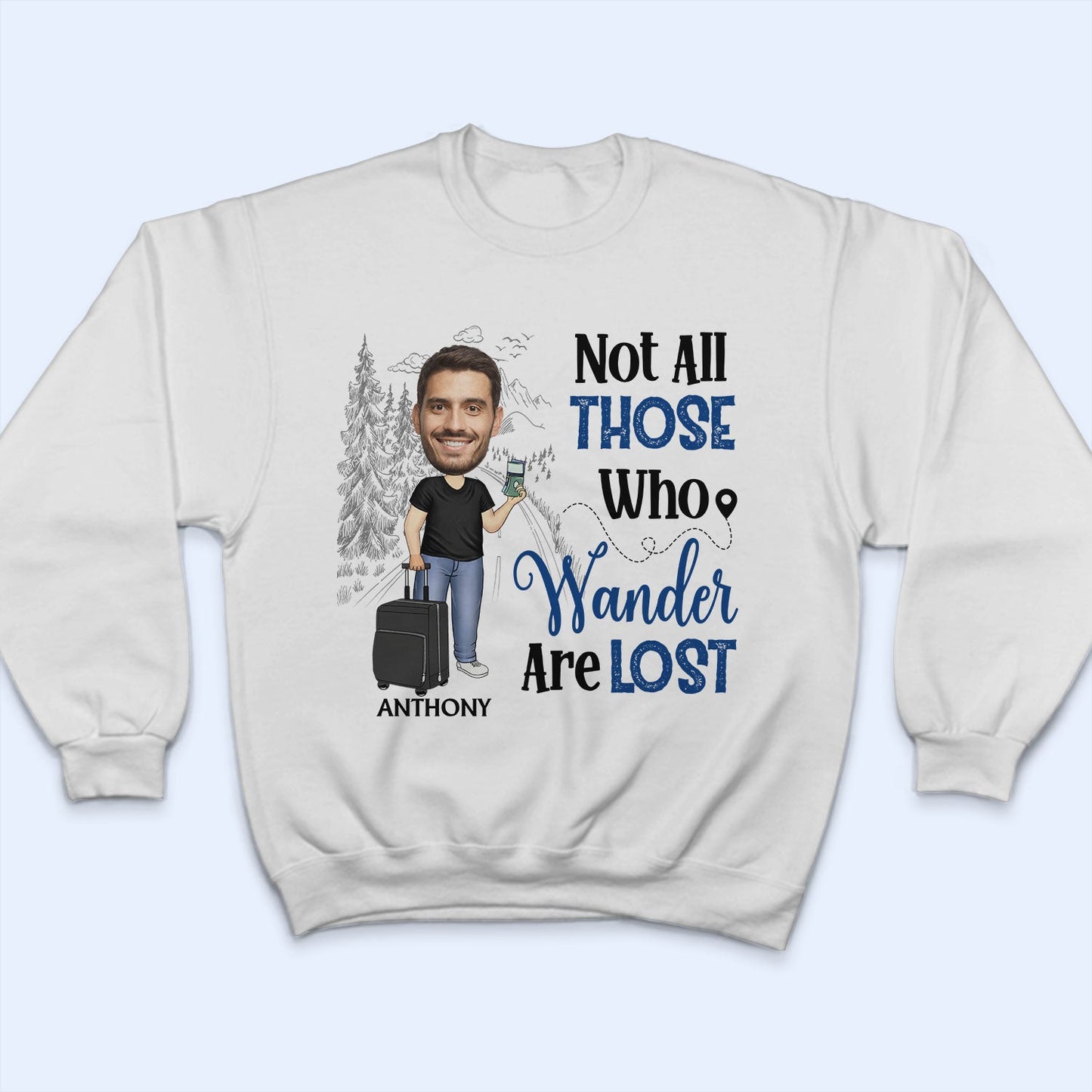 Custom Photo Just A Girl Boy Who Loves Traveling Cruising - Birthday Gift For Him, Her, Trippin', Vacation Lovers - Personalized Custom T Shirt