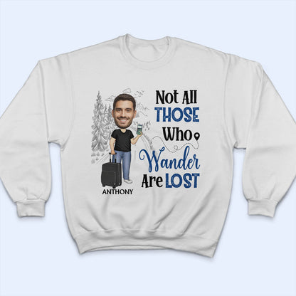 Custom Photo Just A Girl Boy Who Loves Traveling Cruising - Birthday Gift For Him, Her, Trippin', Vacation Lovers - Personalized Custom T Shirt