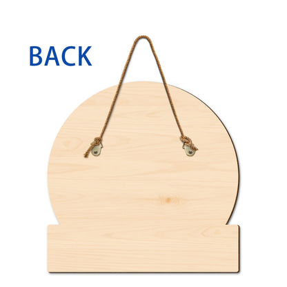 Family Hope You Like Animals And Kids - Anniversary, Birthday, Home Decor Gift For Husband, Wife, Boyfriend, Girlfriend, Couple - Personalized Custom Shaped Wood Sign