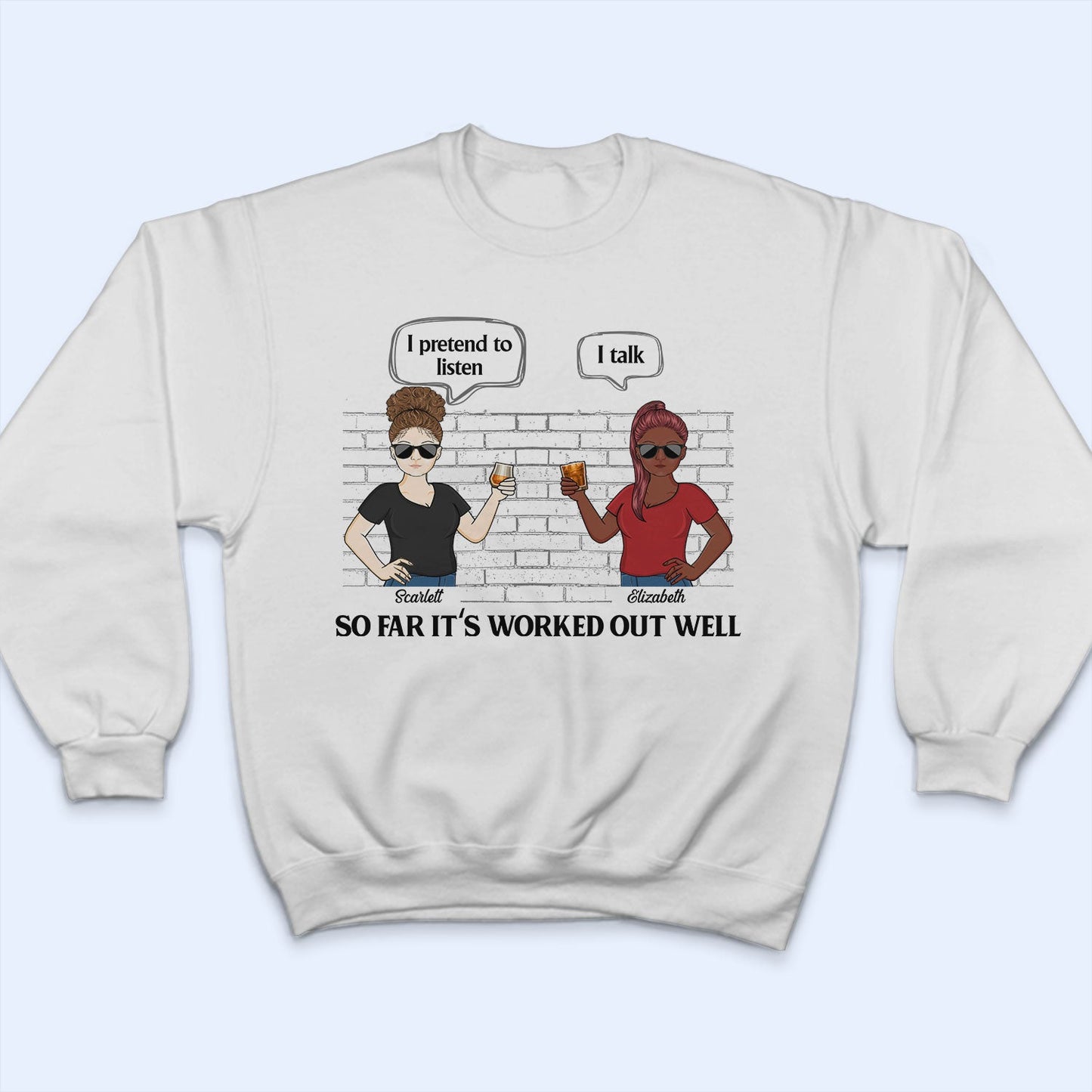 So Far It's Worked Out Well Married Speech - Gift For Couples - Personalized Custom T Shirt