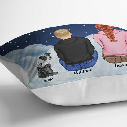 I Miss You - Memorial Gift For Pet Lovers, Dog Mom, Dog Dad, Cat Mom, Cat Dad - Personalized Pillow