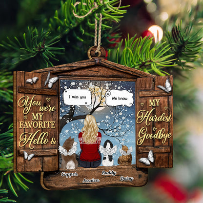 If Love Could Have Saved You - Christmas Memorial Gift For Pet Lovers, Dog Mom, Dog Dad, Cat Mom, Cat Dad - Personalized Custom Shaped Wooden Ornament