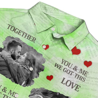 Custom Photo You Are The Missing Piece - Gift For Couples, Husband, Boyfriends - Personalized Hawaiian Shirt