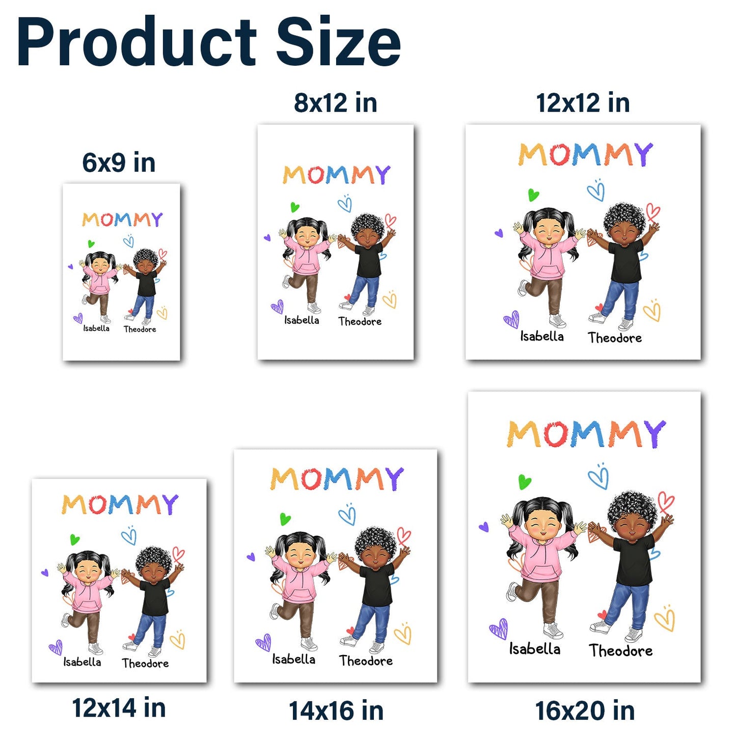 Our Grandkids - Loving Gift For Grandma, Grandparents, Mother - Personalized Decor Decal