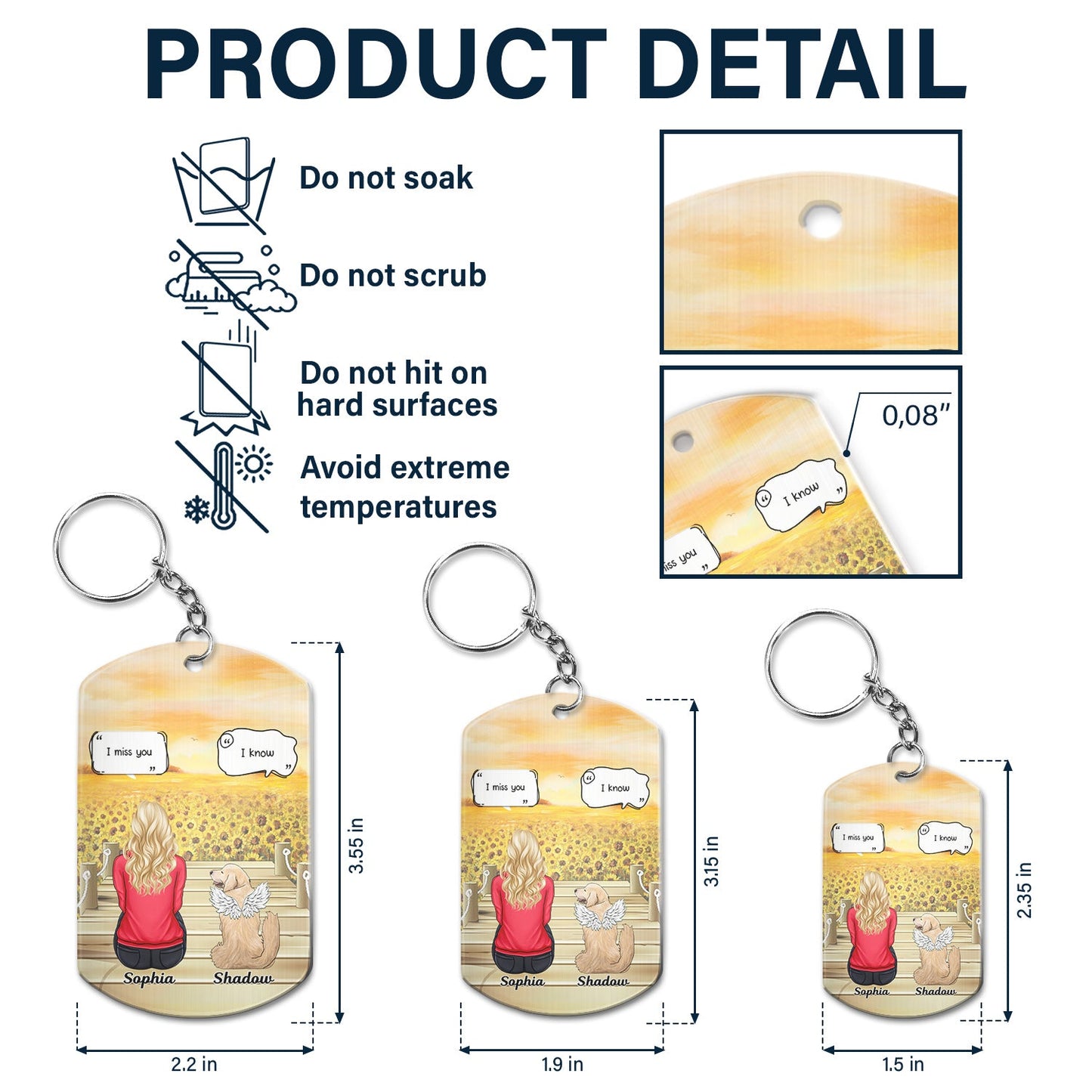 If Love Could Have Saved You - Memorial Gift For Pet Lovers, Dog Mom, Dog Dad, Cat Mom, Cat Dad - Personalized Aluminum Keychain