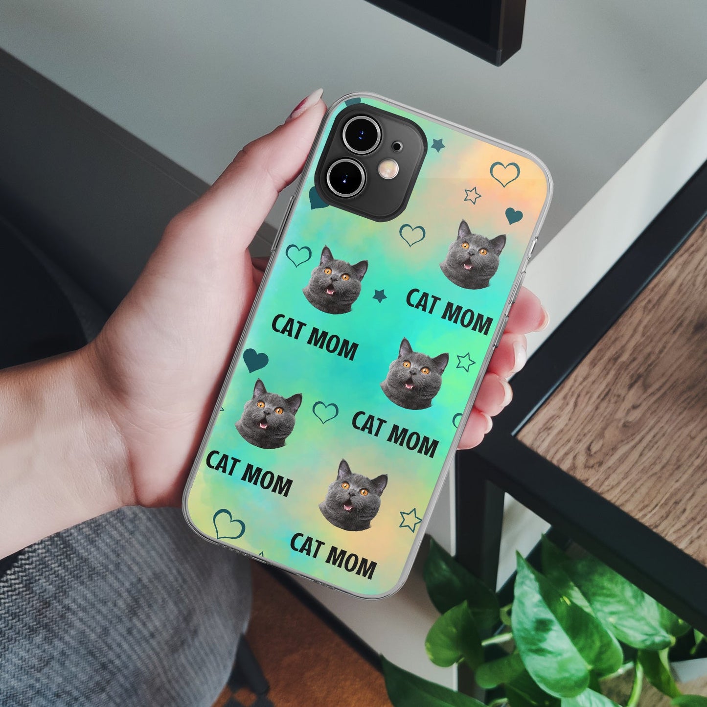 Custom Photo Funny I Love My Lover Husband Wife - Gift For Dog Dad, Cat Dad, Fathers, Pet Lovers - Personalized Clear Phone Case