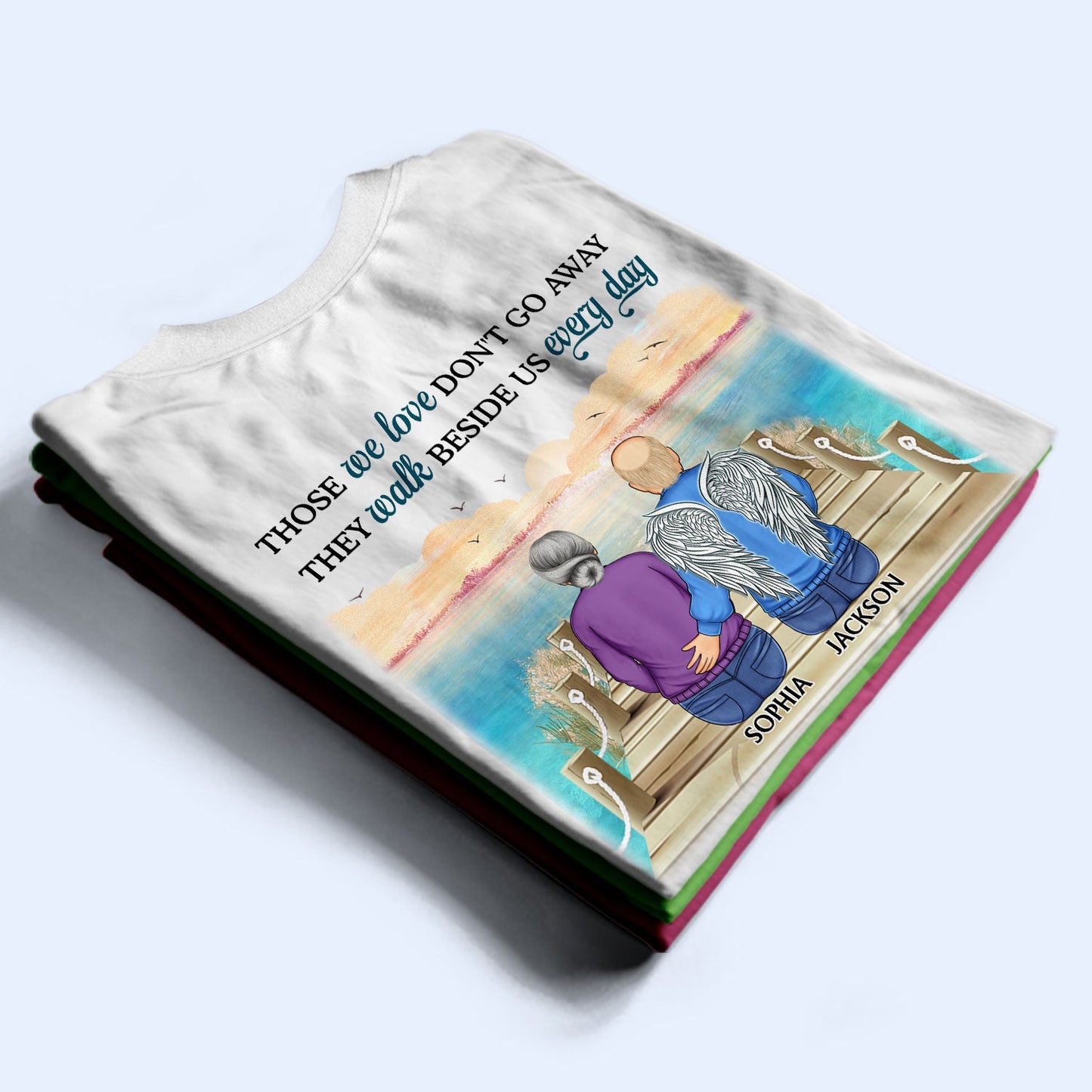 I'm Always With You - Memorial Gift For Family, Friends, Siblings - Personalized T Shirt