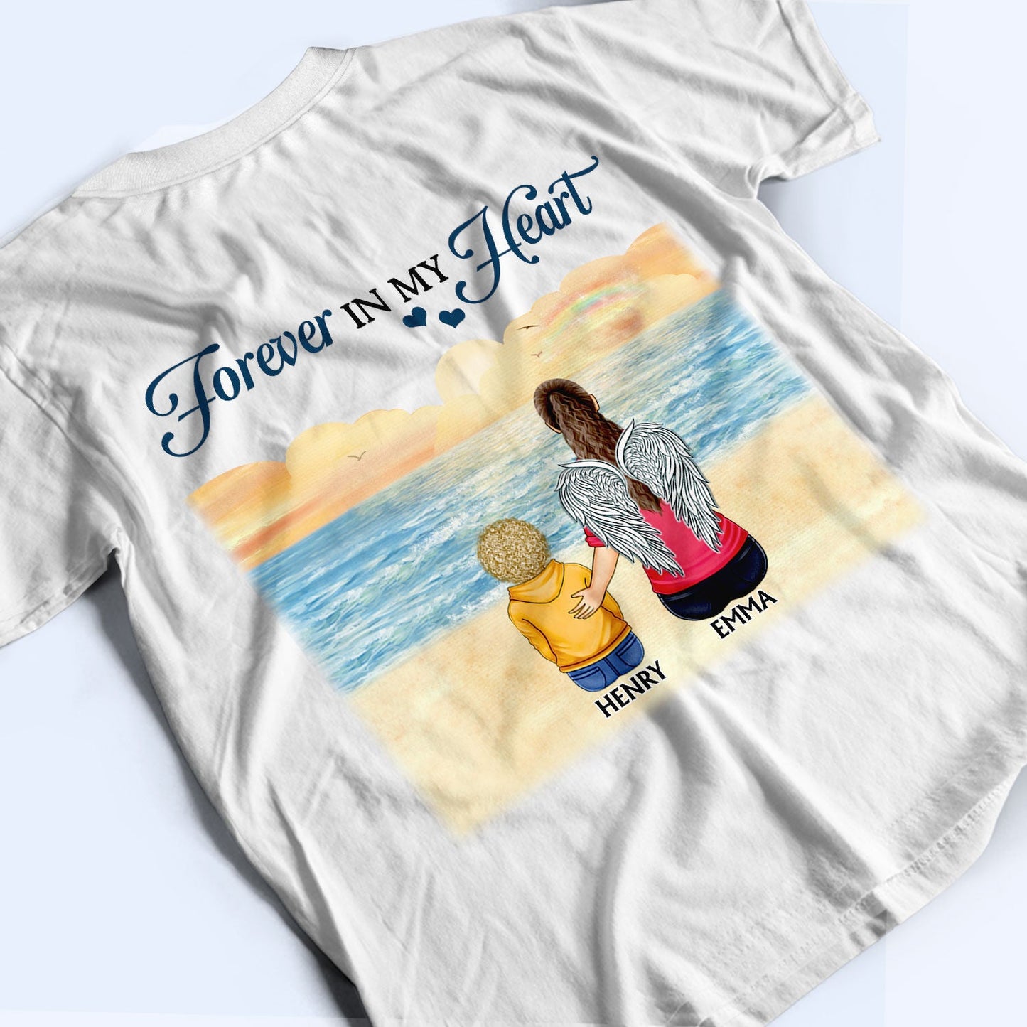 I'm Always With You - Memorial Gift For Family, Friends, Siblings - Personalized T Shirt